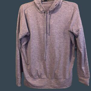 Skechers Striped Lightweight Hoodie Sz Med Womens Pink & Black